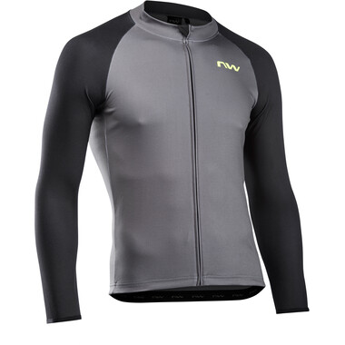 Maillot NORTHWAVE BLADE 4 Manches Longues Gris/Jaune NORTHWAVE Probikeshop 0